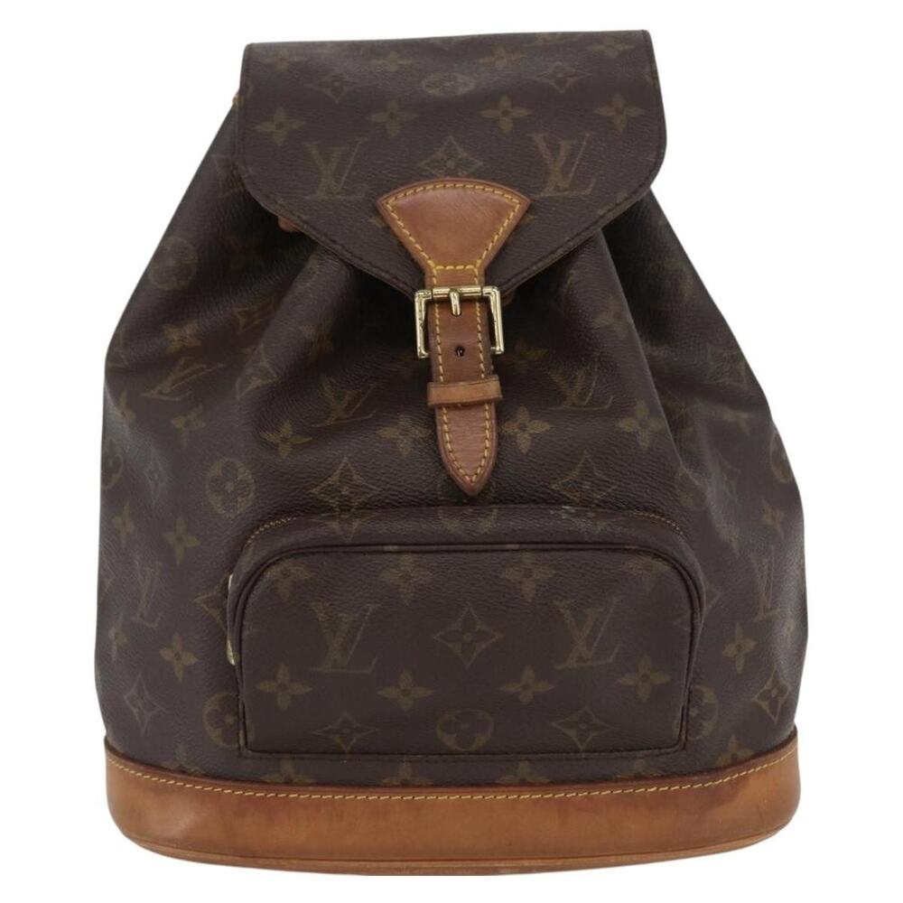 Louis Vuitton Monogram Montsouris MM Backpack Brown